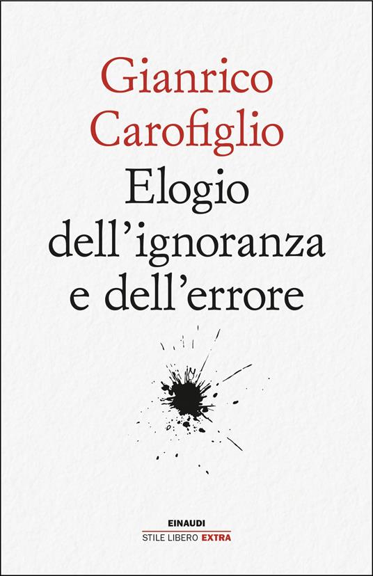 Copertina di Elogio dell'ignoranza e dell'errore