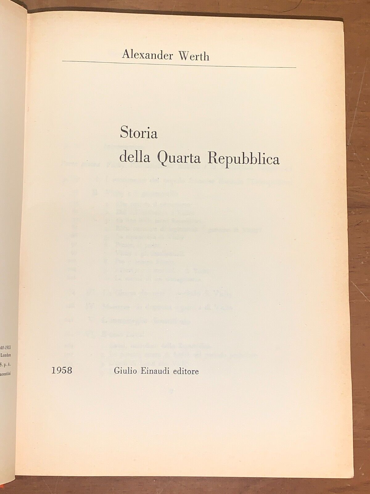 Copertina di Storia della Quarta Repubblica